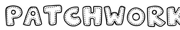 Patchwork Stitchlings font preview